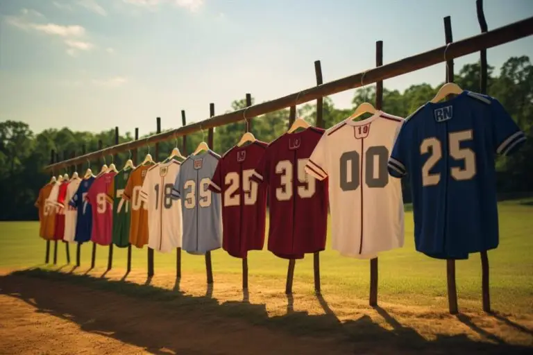 Numery na koszulkach baseball
